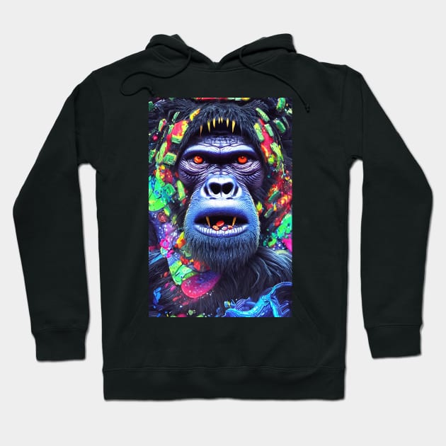 GORILLA RAVE MEDICINE Hoodie by EBAN